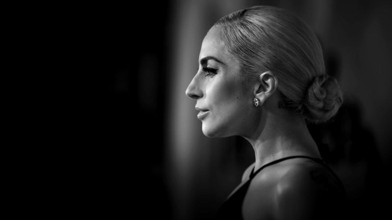 Lady Gaga, Stefani Joanne Angelina Germanotta, songwriter, record producer, philanthropist, designer, actress, silver, balloon, blonde (horizontal)