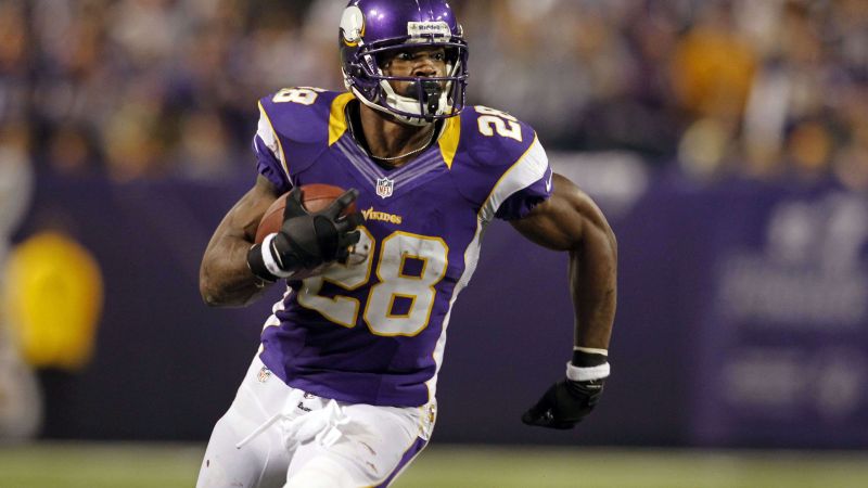 Adrian Peterson, Minnesota Vikings Bar, american football, 28 (horizontal)