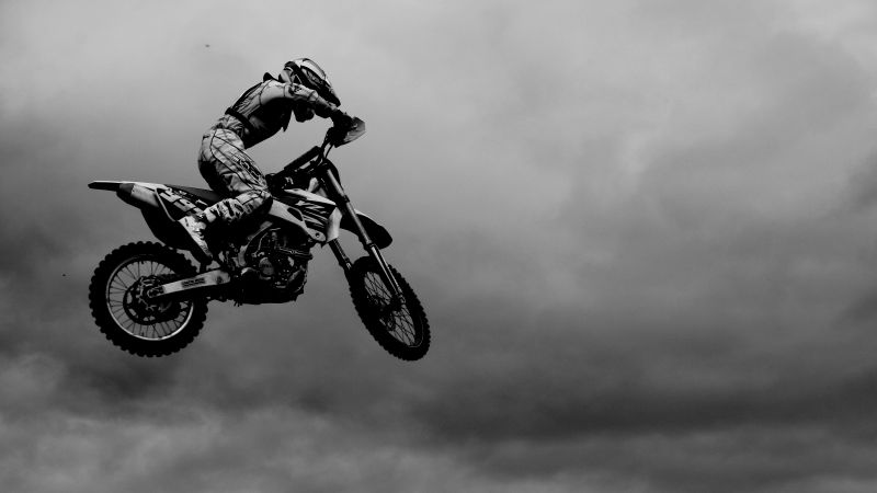 motocross, fmx, rider, freestyle (horizontal)