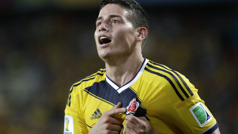 James Rodriguez, football, Real Madrid CF (horizontal)