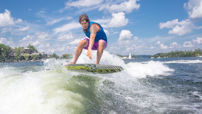 Surfing, sea, wave (horizontal)