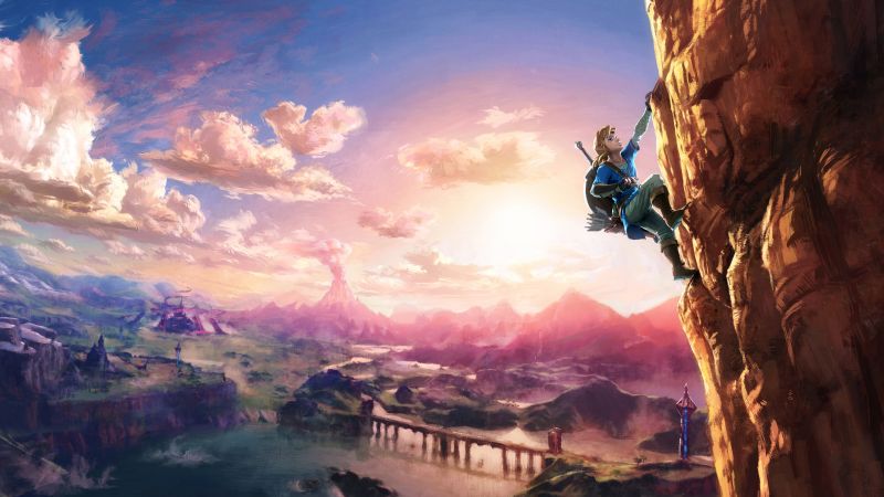 The Legend of Zelda: Breath of the Wild, best games, nature, Wii U, NX (horizontal)