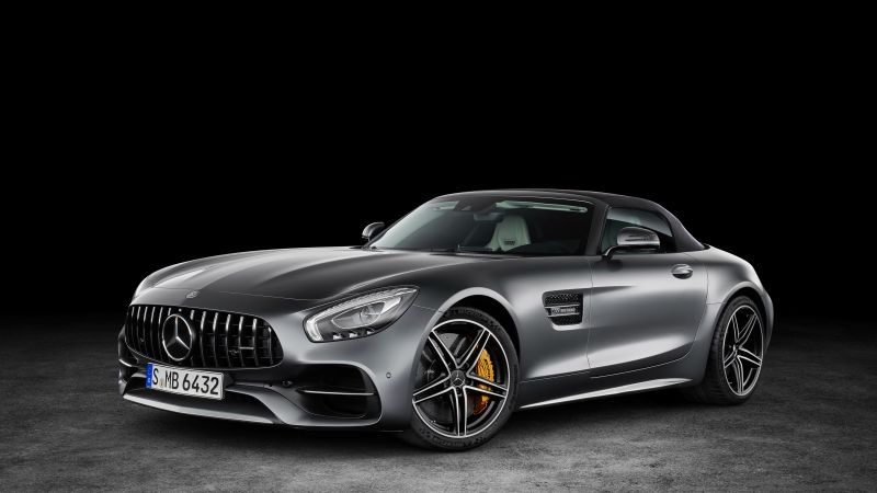 Mercedes-AMG GT C Roadster, paris auto show 2016, roadster, silver (horizontal)