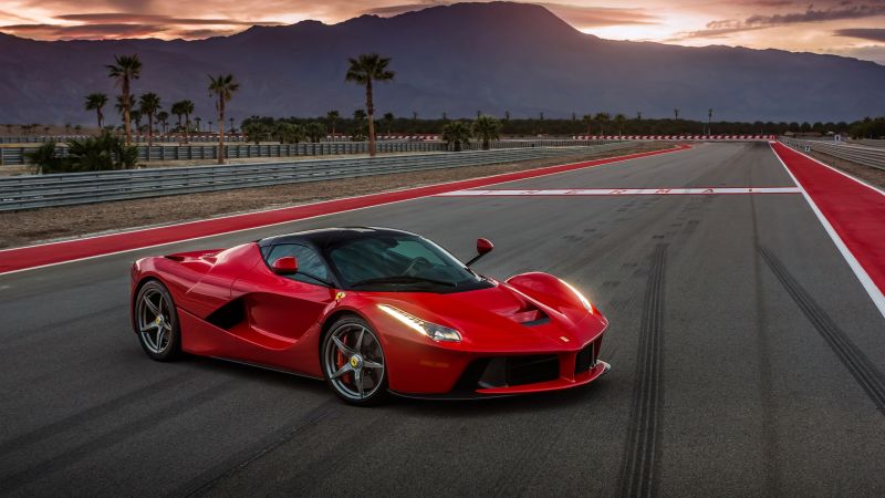 ferrari laferrari, supercar, sport cars, red, speed (horizontal)