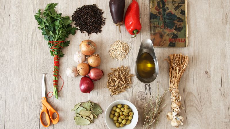 food, still life, vegetables (horizontal)