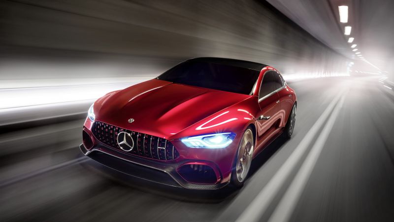 Mercedes AMG GT, sport car, front, Geneva Auto Show 2017 (horizontal)