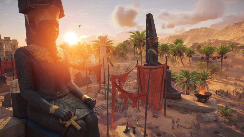 Assassin's Creed Origins, 4k, E3 2017, screenshot (horizontal)