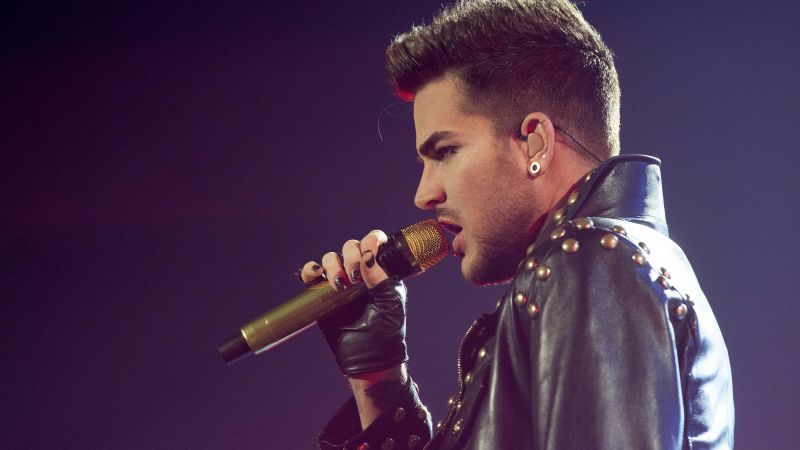 Adam Lambert, photo, 4k (horizontal)