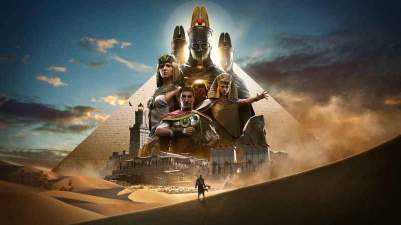 Assassin's Creed Origins, 8k, E3 2017, poster (horizontal)