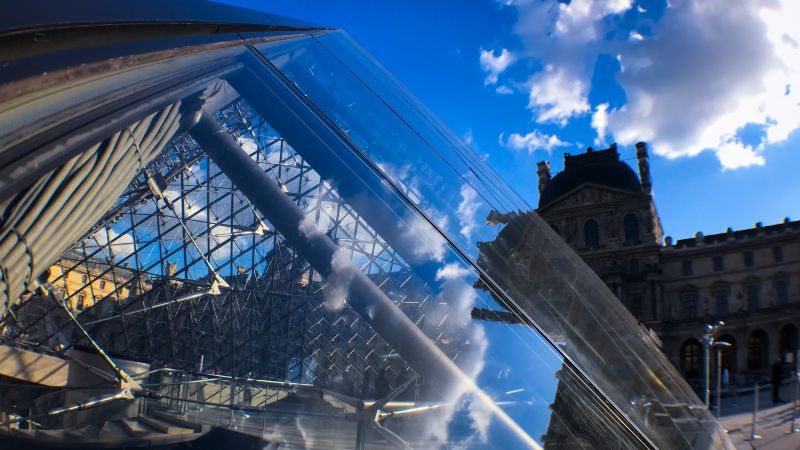 Louvre museum, Paris, Europe, 5k (horizontal)