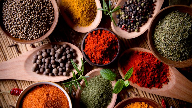 spices, pepper, 4k (horizontal)