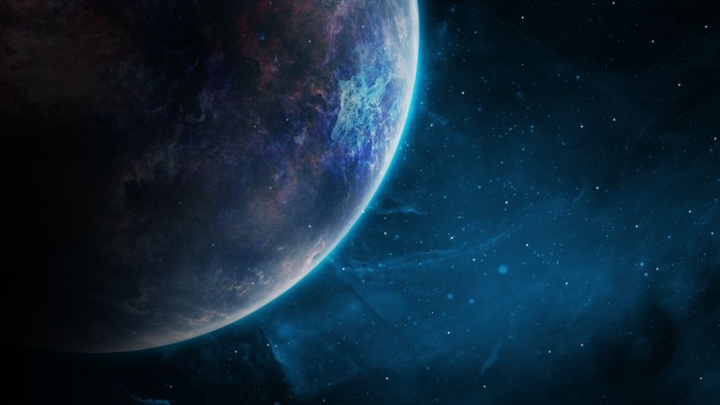 space, galaxy, planet, 4k (horizontal)