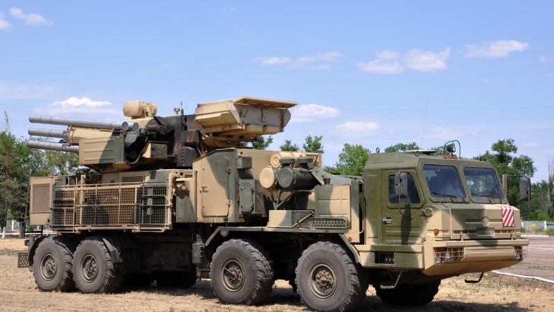 Pantsir-S1, SA-22, Greyhound, artillery, SAM system, Russian Armed Forces, Russia (horizontal)