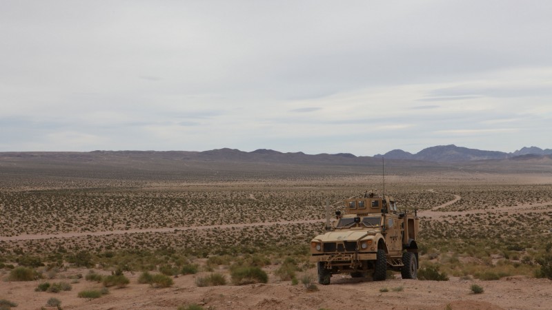 M-ATV, Oshkosh, MRAP, TerraMax, infantry mobility vehicle, field, desert (horizontal)