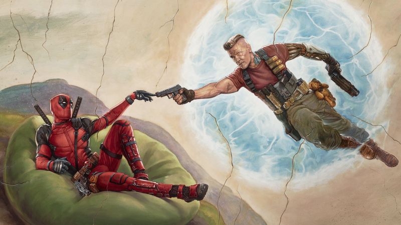 Deadpool 2, Ryan Reynolds, Josh Brolin, HD (horizontal)