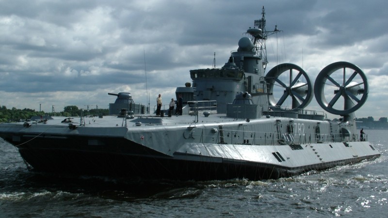hovercraft, Mordovia, LCAC, Zubr-class, Russian Navy, Russia, sea (horizontal)