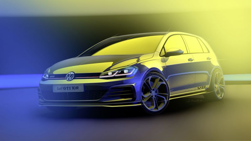 Volkswagen Golf GTI TCR Concept, 2018 Cars, 4K (horizontal)