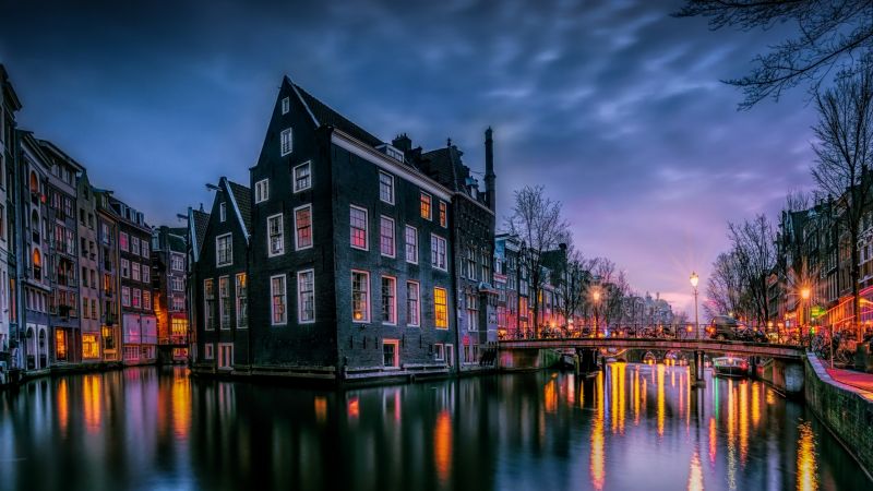 Amsterdam, channel, 4K (horizontal)