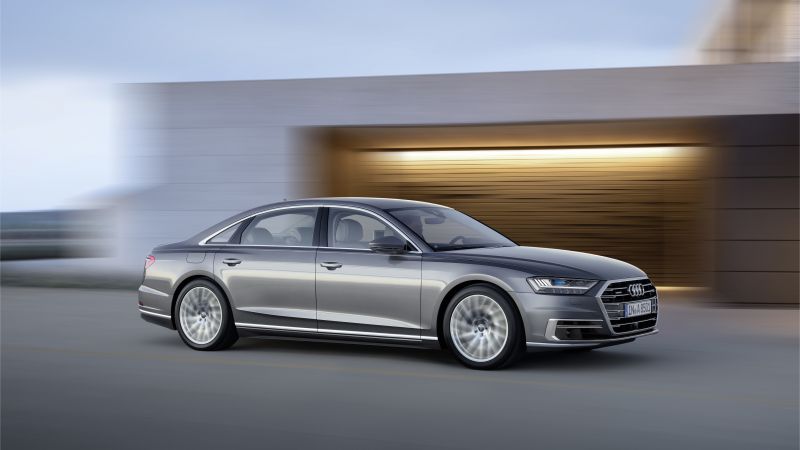 Audi A8 L, long, 2018 Cars, 4K (horizontal)