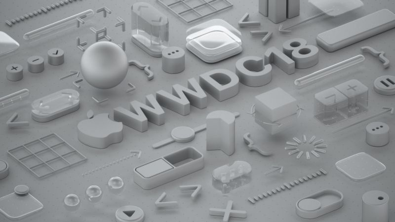 WWDC 2018, Matte, 3D, 4K (horizontal)