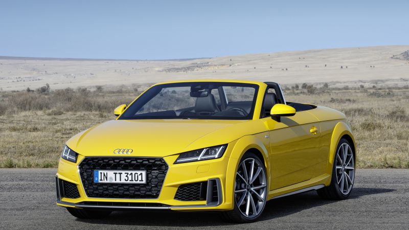 Audi TT Quattro Roadster, 2019 Cars, 4K (horizontal)