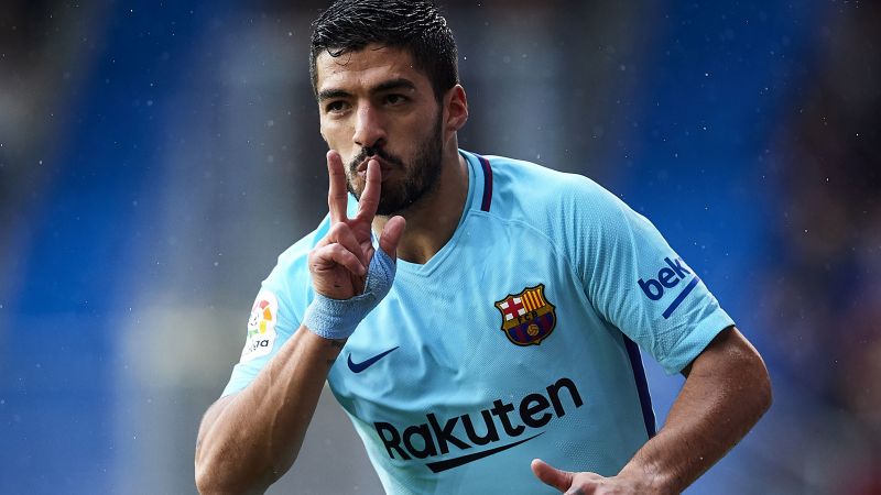 Luis Suárez, Barcelona, FCB, soccer, 4K (horizontal)