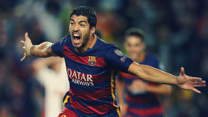 Luis Suárez, Barcelona, FCB, soccer, 4K (horizontal)