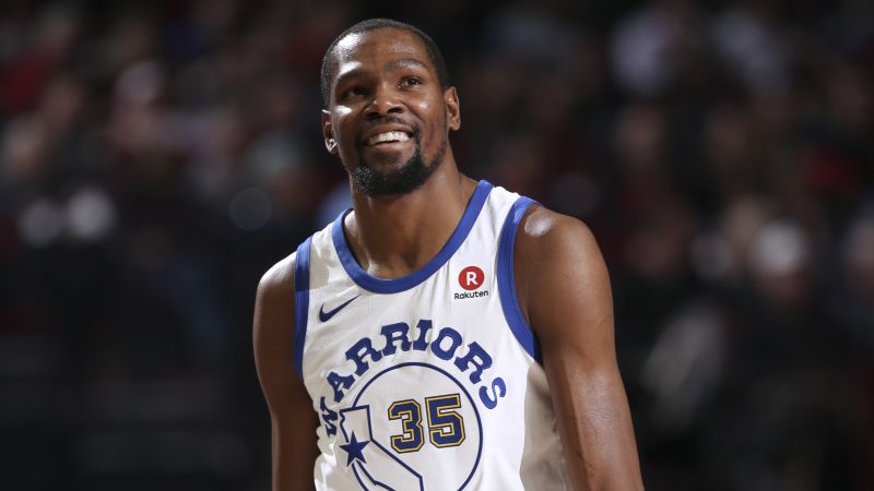 Kevin Durant, Golden State Warriors, Basketball, NBA, 4K (horizontal)