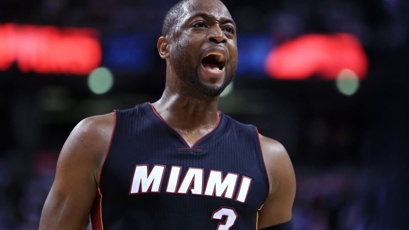 Dwyane Wade, Miami Heat, NBA, basketball, 4K (horizontal)