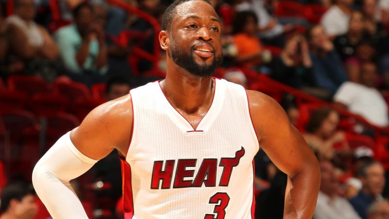 Dwyane Wade, Miami Heat, NBA, basketball, 4K (horizontal)