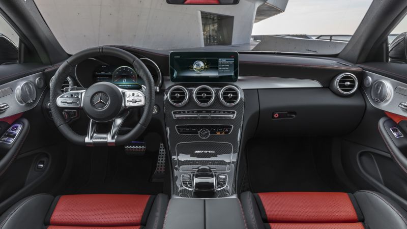 Mercedes-Benz C63 S AMG Coupe, 2019 Cars, 4K (horizontal)