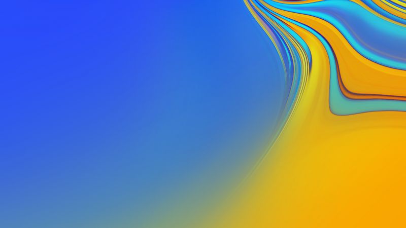 Samsung Galaxy A9, Samsung Galaxy A7, Android 8.0, abstract, colorful, HD (horizontal)