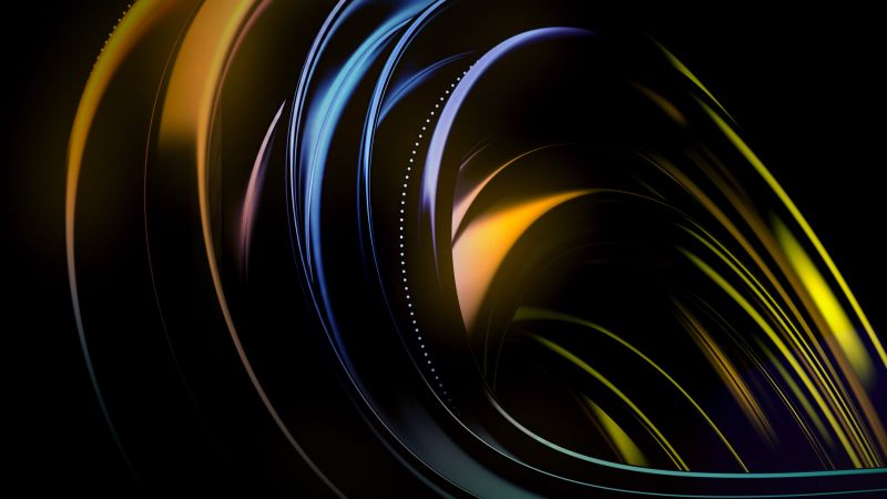 abstract, dark, colorful, HD (horizontal)