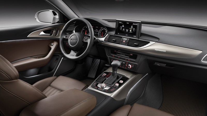 Audi A6 (C7), Quattro, off-road, Audi, RS 6 Avant, interior, leather, 2015 Detroit Auto Show. NAIAS (horizontal)