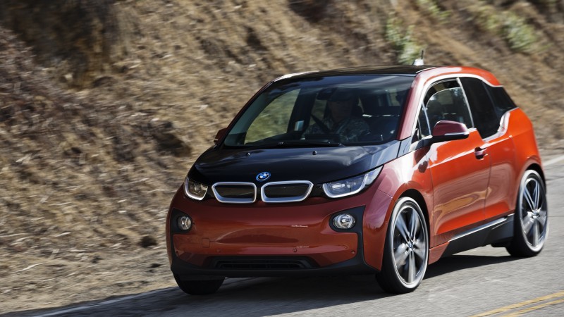 BMW i3, hybrid, REx, MCV, carbon, city car, BMW, Project I, road, red (horizontal)