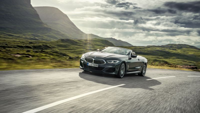 BMW 8-Series Convertible, M850i xDrive Cabrio, 2019 Cars, 4K (horizontal)