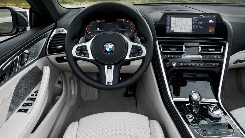 BMW 8-Series Convertible, M850i xDrive Cabrio, 2019 Cars, 4K (horizontal)