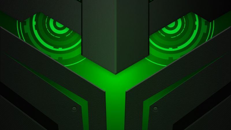 Xiaomi Black Shark Helo, abstract, Android 8.0, HD (horizontal)