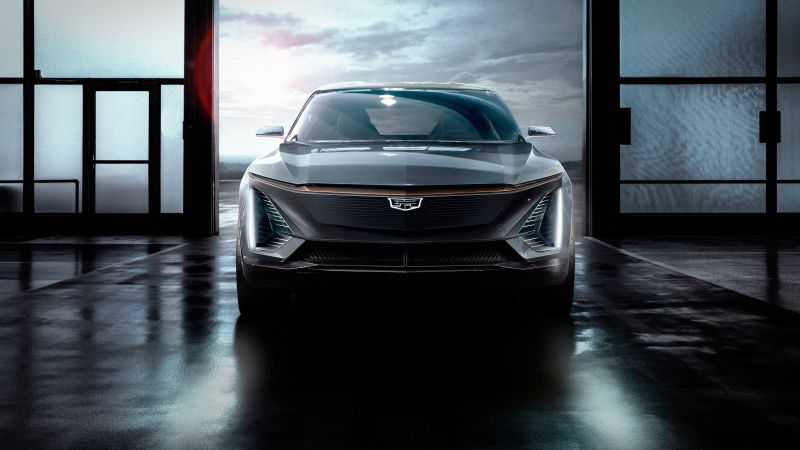 Cadillac EV, SUV, 2019 Cars, 2019 Detroit Auto Show, 4K (horizontal)