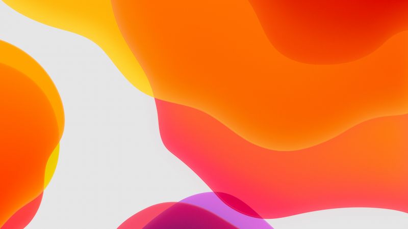 iOS 13, iPadOS, abstract, colorful, WWDC 2019, 4K (horizontal)