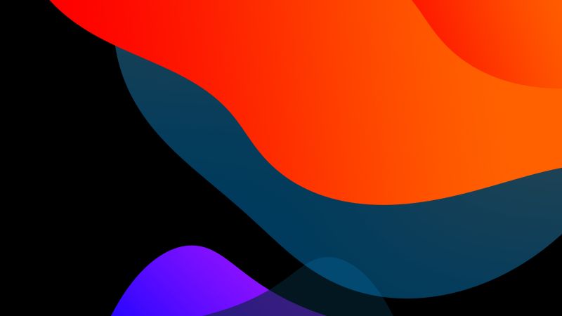 iOS 13, iPadOS, abstract, Apple September 2019 Event, 4K (horizontal)