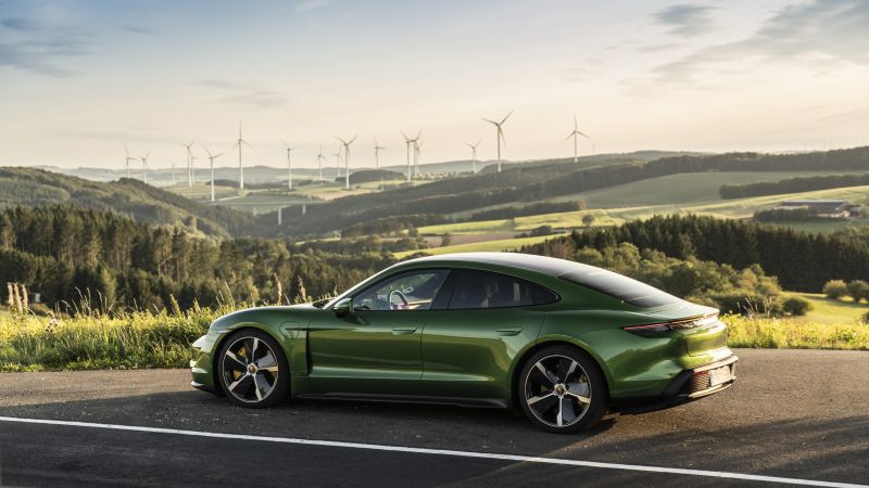 Porsche Taycan Turbo, electric cars, 2019 cars, 8K (horizontal)