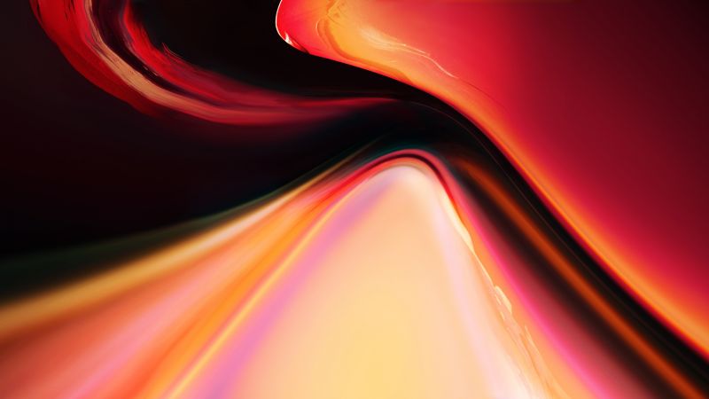 OnePlus 7, abstract, colorful, 4K (horizontal)