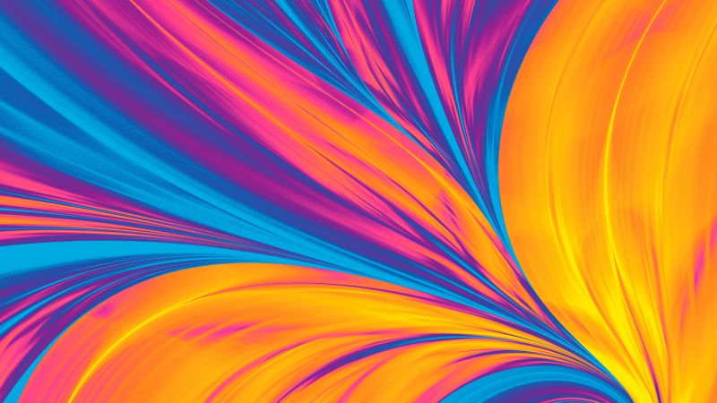 Huawei Matebook Pro 2019, abstract, colorful, 4K (horizontal)