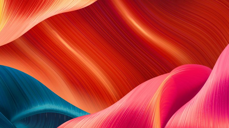 ColorOS 7, Android 10, abstract, 4K (horizontal)