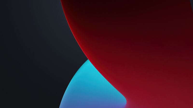 iOS 14, iPadOS 14, abstract, WWDC 2020, 4K (horizontal)