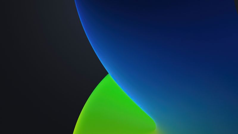 iOS 14, iPadOS 14, abstract, WWDC 2020, 4K (horizontal)