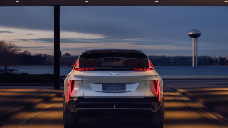 Cadillac Lyriq, SUV, 2021 cars, electric cars, 8K (horizontal)