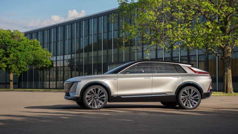 Cadillac Lyriq, SUV, 2021 cars, electric cars, 8K (horizontal)