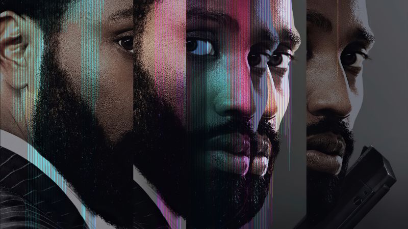 Tenet, John David Washington, poster, 5K (horizontal)